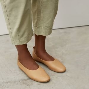 Everlane The Italian Leather Day Glove In Camel Size 10